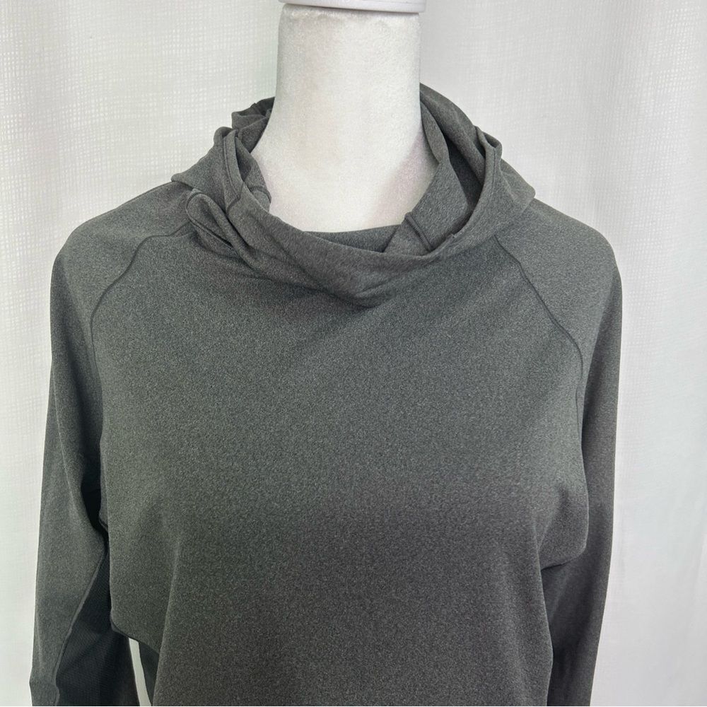 Mountain Hardwear Pullover Women Size Large Gray GHEE Long Sleeve Hoodie Hiking - Picture 3 of 9